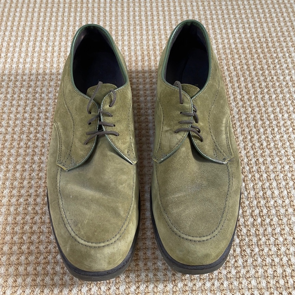 Men’s Green Suede Hush Puppies